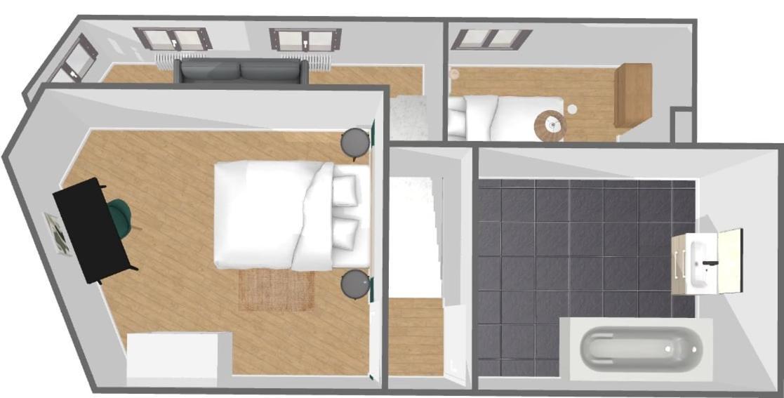 Duplex 2 Bedrooms 2 Bath Лилль Экстерьер фото